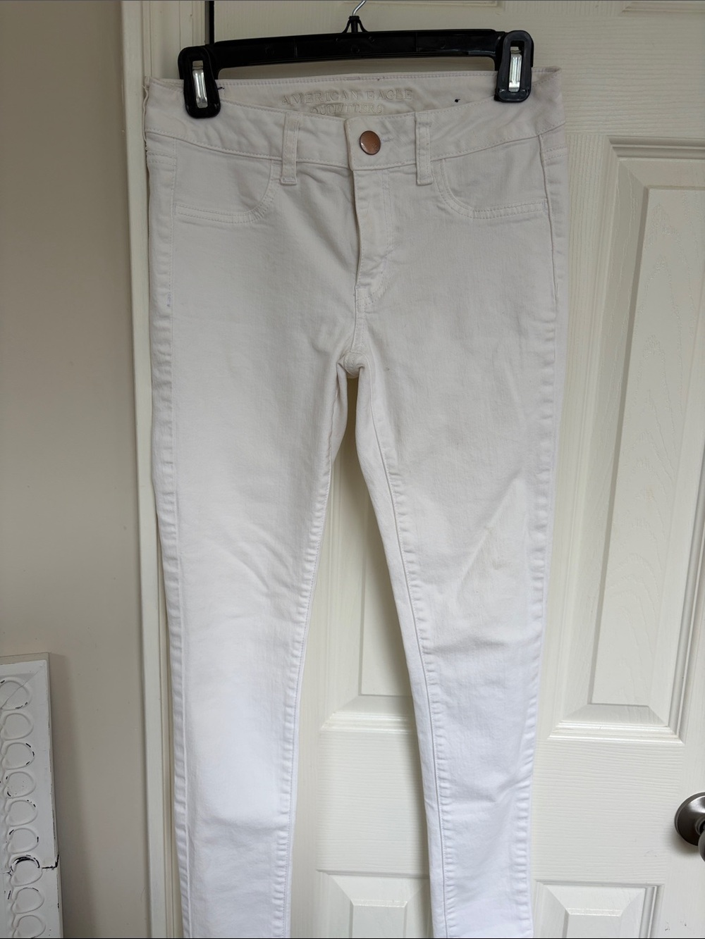 American Eagle Outfitters White Skinny Jeans